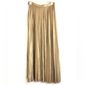 INC International Concepts Gold Maxi Skirt